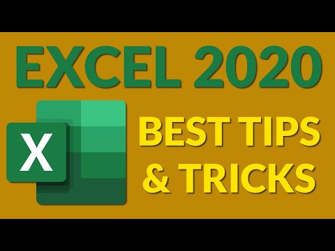 Excel 2020 Best Tips and Tricks