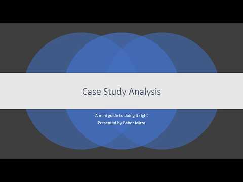 Case Study Analysis – A mini guide for business students