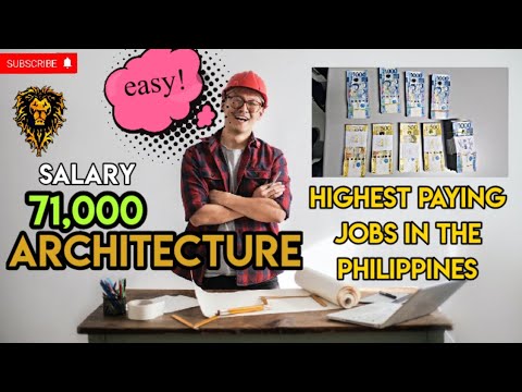 Highest Paying Jobs in the PHILIPPINES 2020 | in ARCHITECTURE | JOB List #Highest #PayingJobs