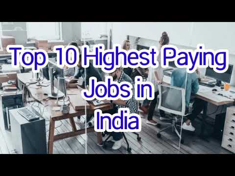 Top 10 Highest Paying Jobs in India