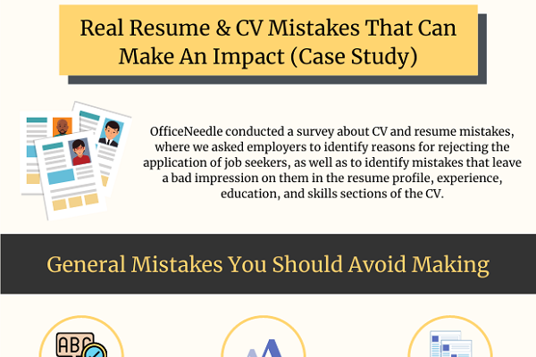 Resume And CV Mistakes That Can Make An Impact (Infographic)