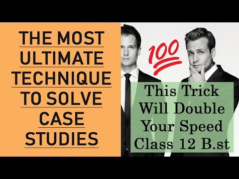 THE ULTIMATE TRICK to solve CASE STUDIES | Business Studies Class 12 | How to solve case study