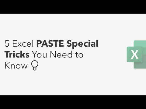 5 Excel PASTE Special Tricks You Need to Know 💡