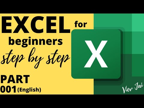 Excel for Beginners 001 | Step by Step | Learn Microsoft Excel | Excel 2019 | Introduction