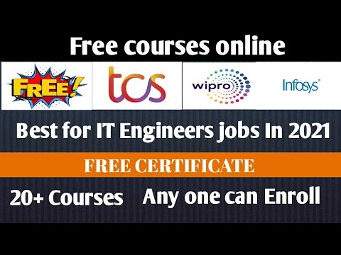 Free Online coding courses 2021 | Free certificate for coding jobs | Job opportunity for engineer’s