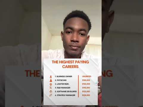 The Highest Paying Careers