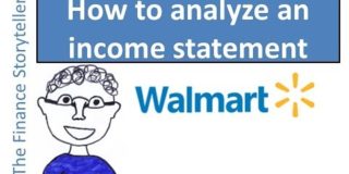 How to analyze an income statement – Walmart example (case study)