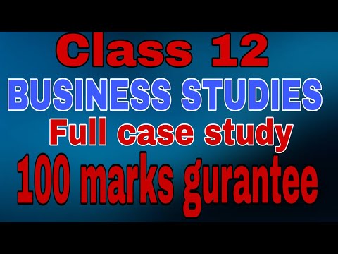 Business studies full case study 2019 100 marks gurantee |