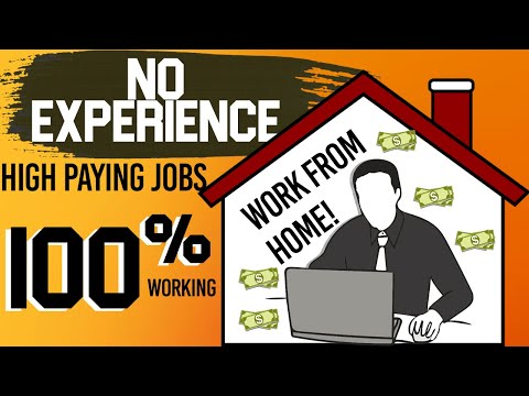 NO EXPERIENCE Work From Home Jobs that pay A LOT! ( Make Money Online)