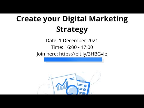 SCN 007||Create your digital marketing strategy  || 01-12-2021