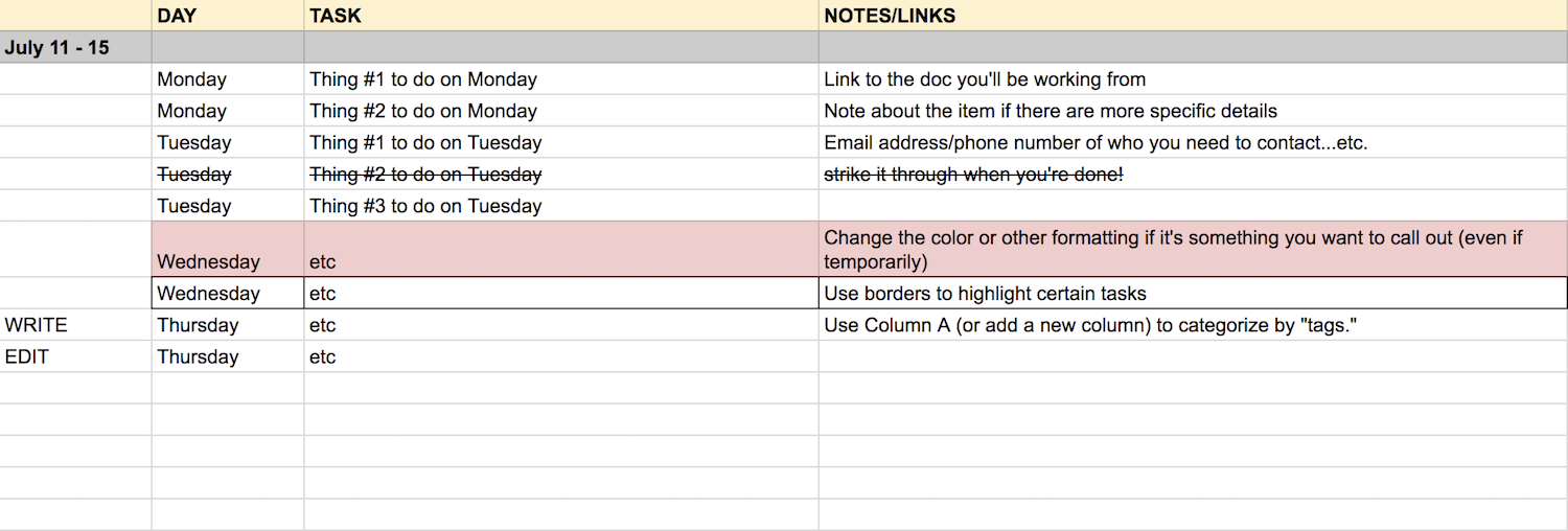google sheets to do list primary img