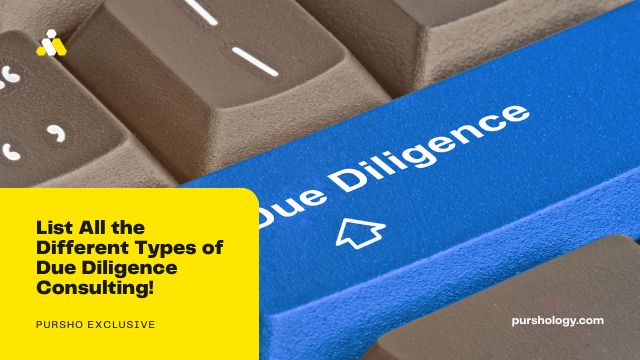 List All the Different Types of Due Diligence Consulting!