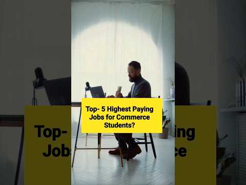 Top- 5 Highest Paying Jobs for Commerce Students || #shorts