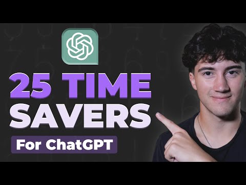 25 Ways to SAVE time using ChatGPT in 2023! (Full Guide) ⏰ 💻