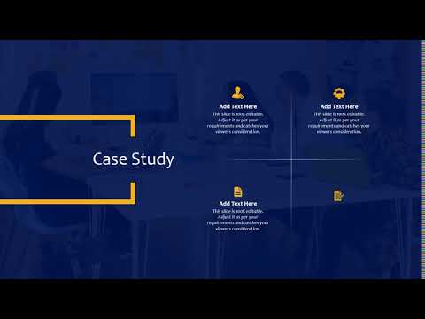 Case Study PowerPoint Slide Template | Business Case PPT Template | Kridha Graphics