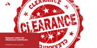 Request Letter for Clearance Certificate