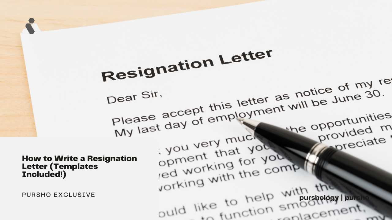 How to Write a Resignation Letter