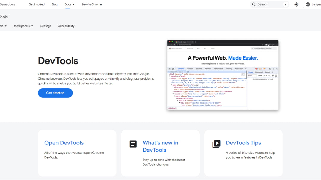 Chrome DevTools